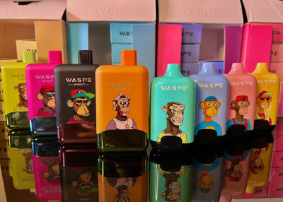 Vaper sin nicotina recargable de batería (12K–40K caladas)