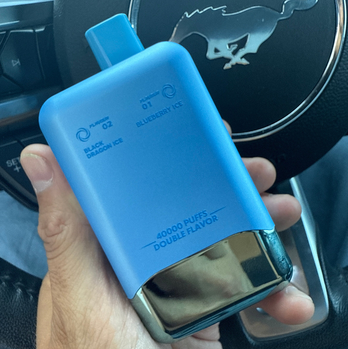 Vaper 40.000 puffs recargable tipo C Arándano Dragón Negro doble sabor - Vaper en Línea