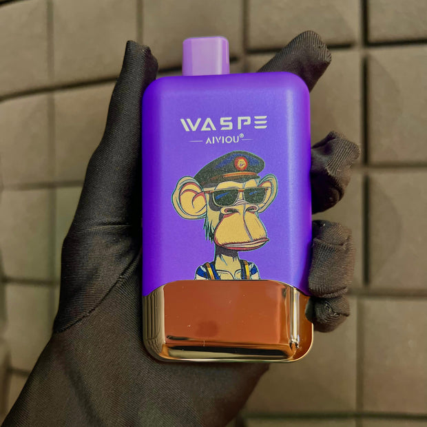 Vaper de 40.000 puffs desechable y recargable tipo c sabor Hielo de uva y kiwi de fresa con sistema de eleccion de sabor  (sin nicotina)