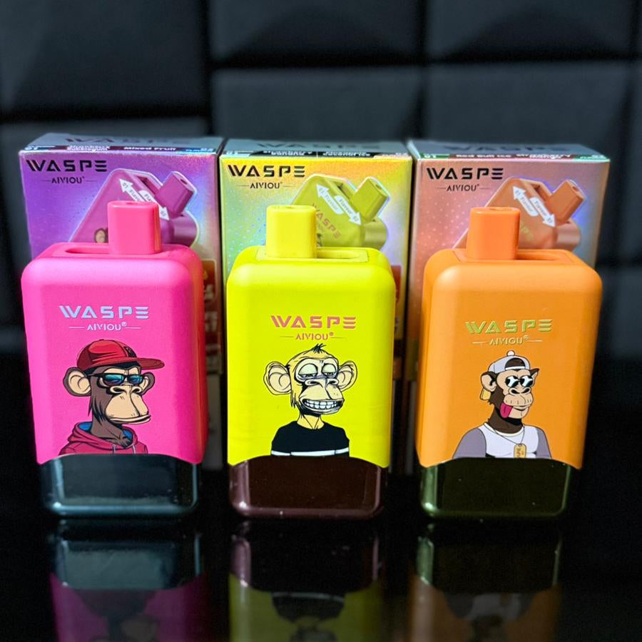 TRIO VIP Pack 3 Vapers 120.000 Puffs  con pantalla led  - Recargables Tipo C – Sabor Tridente Delicioso | Sabor Intenso y de Larga Duración (Sin Nicotina)